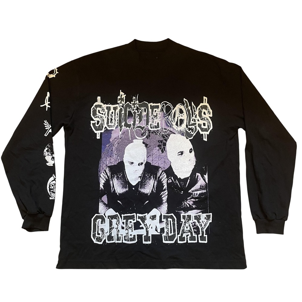 Suicideboys G59 Grey Day Shirt Medium Authentic 2023 Tour Merch Long Sleeve EUC